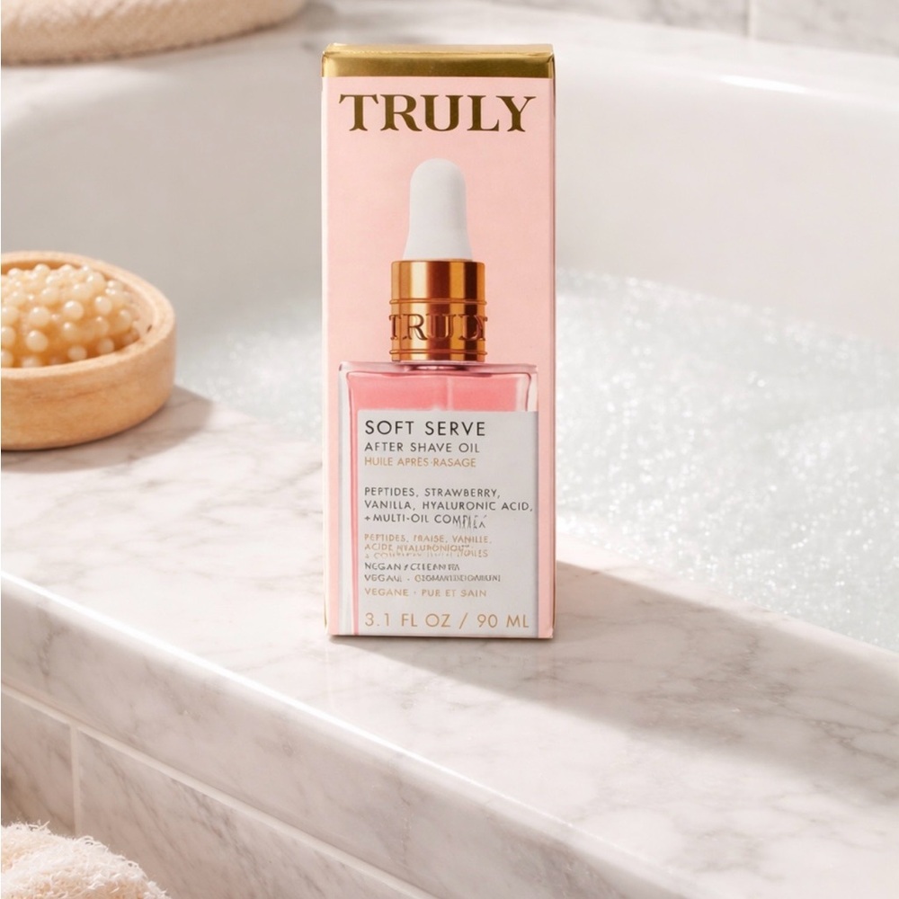 TRULY Soft Serve After Shave Oil - Brand New in the Box 🍦🍦